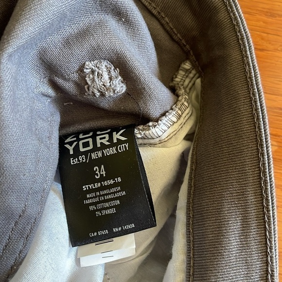 Zoo York W36/31 grey cotton/spandex zip up  pants - Picture 6 of 10